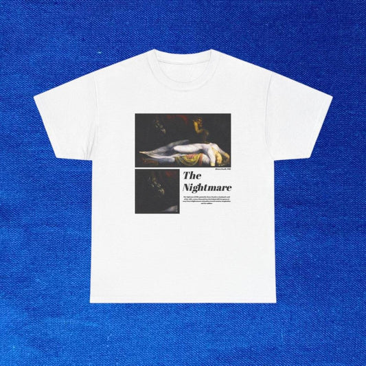 The Nightmare Henry Fuseli Art Graphic T-Shirt White Unisex Classic Painting Tee